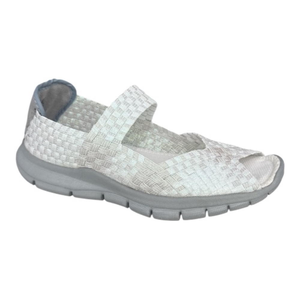 Bernie Mev Comfi Iridescent Pearl Slip-On Stylish & Lightweight Comfort- NWB